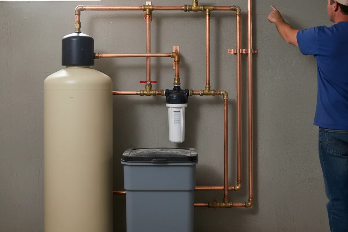 Whole-house water treatment system installed in Central City